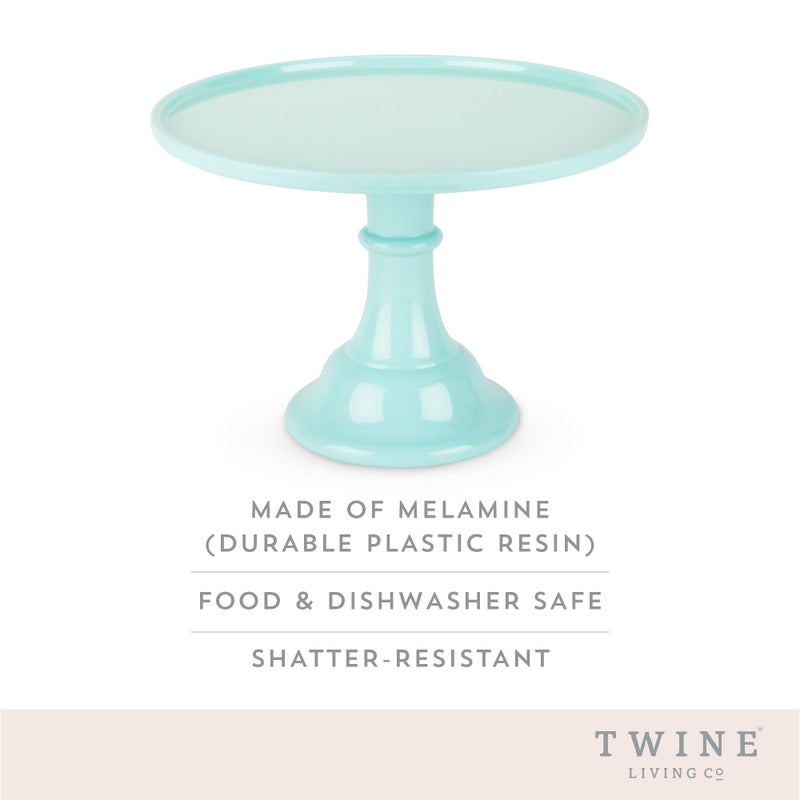 Twine Mint Melamine Cake Stand, Cupcake Stand, Home Decor, Food Service, Dessert Accessory, Mint Green, Set of 1 - Image 2
